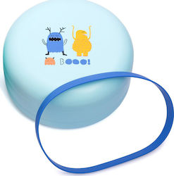 Suavinex Set Bentoo 4+ m  Σετ  Παιδικό Πιάτο Φαγητού από Πλαστικό  Σιέλ  3τμχ