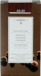 Korres Argan Oil Advanced Colorant N  66.46 Έντονο Κόκκινο Βουργουνδίας 50ml