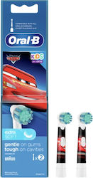 Oral-B Ανταλλακτικό για Ηλεκτρική Οδοντόβουρτσα Cars Extra Soft 2τμχ
