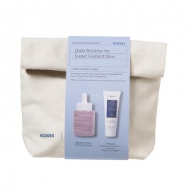 Korres Set Daily Routine for Super Radiant Skin, Άγριο Τριαντάφυλλο Διφασικό Serum - 30ml & Ελληνικό Γιαούρτι Αφρώδης Κρέμα Καθαρισμού - 20ml