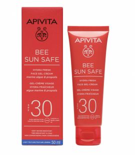 APIVITA  Bee Sun Safe Hydra Fresh Ενυδατική Κρέμα Gel Προσώπου SPF30, 50ml