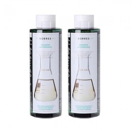Korres Set  Anti Hair Loss Shampoo Cystine & Minerals Σαμπουαν κατα της τριχοπτωσης 2x250ml