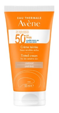 Avene Eau Thermale Cream Tinted SPF50+ Αντηλιακή Κρέμα Προσώπου με Χρώμα, 50ml