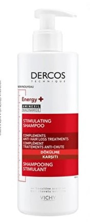 VICHY Dercos Energissant Δυναμωτικό Σαμπουάν Κατά της Τριχόπτωσης, 400ml
