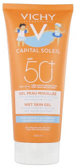 VICHY Capital Soleil Wet Skin Gel for Children Sensitive Skin SPF50+ Παιδικό Αντηλιακό Gel, 200ml