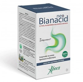 Aboca Neo Bianacid για την Οξύτητα & Παλινδρόμηση του Γαστροοισοφαγικού Βλεννογόνου, 45 chew. tabs