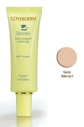 Coverderm Vanish Αδιάβροχο Make-up για Ευρυαγγείες/Κοκκινίλες Απόχρωση No3 SPF50+, 30ml