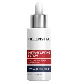 HELENVITA Instant Lifting Serum Ορος αντιρυτιδικος προστασιας με υαλουρονικο 30 ml