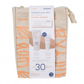 Korres Set Yoghurt Hydrate your skin  Face cream 30SPF  50 ml και  Foaming cleanser 20 ml