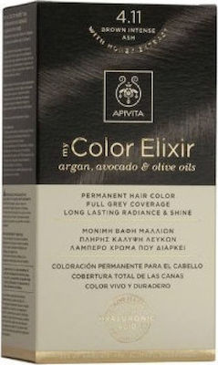 APIVITA My Color Elixir N 4.11 Καστανό Έντονο, 125ml