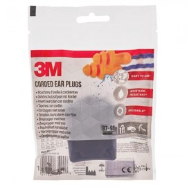 3M Corded Earplugs with Storage Box Ωτοασπίδες με Κορδόνι Στήριξης & Θήκη Αποθήκευσης, 1 ζευγάρι