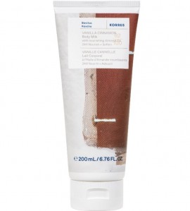 Korres Body Milk Vanilla Cinnamon Γαλάκτωμα Σώματος Βανίλια Κανέλα, 200ml