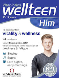 VITABIOTICS Wellteen Him Βιταμίνη για Ενέργεια & Ανοσοποιητικό 30 ταμπλέτες