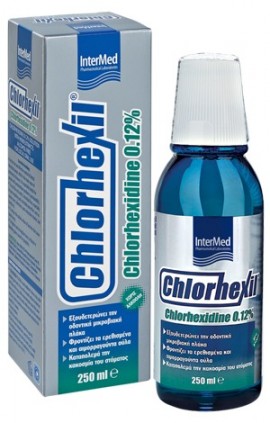 Intermed Chlorhexil Mouthwash  0.12%, Αντιμικροβιακό Στοματικό Διάλυμα Χλωρεξιδίνη 0.12%, 250ml