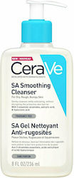 CeraVe SA Smoothing Gel Καθαρισμού  για Ξηρές Επιδερμίδες 236ml