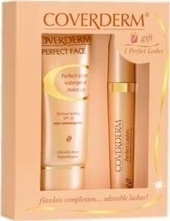 Coverderm Gift Set Perfect Face Cover waterproof make -up and  Perfect Lashes Mascara