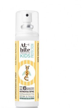 AtBite Mosquito Kids Protection Εντομοαπωθητικό Spray Κατάλληλο για Βρέφη & Παιδιά, 100ml