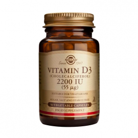 SOLGAR Vitamin D3 2200IU  55μg Συμπληρωμα διατροφης  50veg.caps