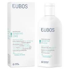 EUBOS Sensitive Shower Oil F Ελαιώδες Ντους Καθαρισμού Σώματος, Κατάλληλο για το Ευαίσθητο και Ξηρό Δέρμα, 200ml