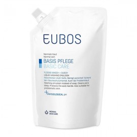 EUBOS Basic Care Normal Skin Refill Blue Υγρό Καθαρισμού , Ανταλλακτικό 400ml
