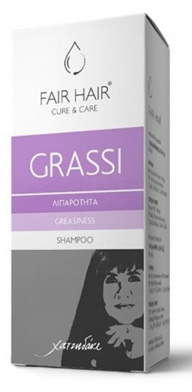 FAIR HAIR Grassi Shampoo για λιπαρά μαλλιά Μειώνει αποτελεσματικά την λιπαρότητα των μαλλιών 250ml