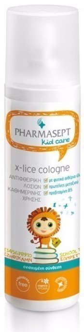 PHARMASEPT Kid Care X-Lice Cologne Αντιφθειρική Λοσιόν 100ml