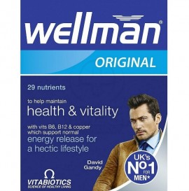 Vitabiotics Wellman Tablets health and vitality, 30 ταμπλέτες