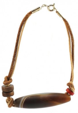 Jo Crystal Therapy Bραχιόλι Κρυσταλλοθεραπείας Αχάτης Αφρικάνικος: Ευεργετικός λίθος για το κυκλοφορικό σύστημα και το δέρμα