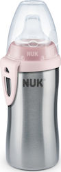 NUK Active Cup Ανοξείδωτο Παγουράκι με Στόμιο 12m+ 215ml SKU10.255.328