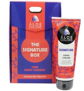Aloe Colors The Signature Box με Signature Hand Cream Ενυδατική Κρέμα Χεριών, 75ml & Mystery Gift, 1τεμ, 1σετ