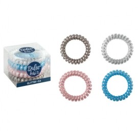 Medisei Dalee Hair Spiral Glitter 4 τεμάχια