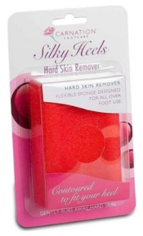 VICAN  Carnation Silky Heels Hard Skin Remover, Ελαφρόπετρα για τα Πόδια Κοκκινο  1τμχ