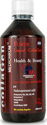 MEDICHROM Collagen Forte Liquid Υγρο ποσιμο κολλαγονο με υαλουρονικο οξυ με Γεύση Λεμόνι 500 ml