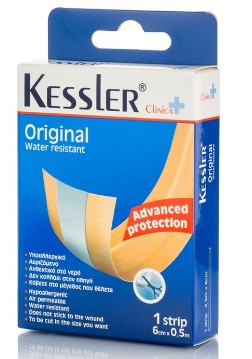 Kessler   Original Water Resistant Αυτοκόλλητος Επίδεσμος 1strip (6cmx1m)