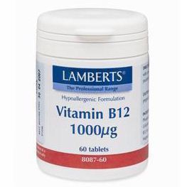 Lamberts  B12 1000μg Συμπληρωμα διατροφης 60 tabs