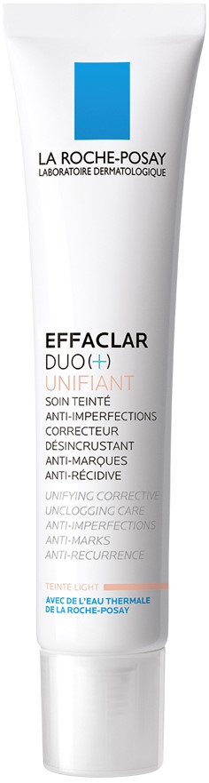 La Roche Posay  Effaclar Duo+ Unifiant Light Gel Προσώπου Ημέρας με Χρώμα για Ενυδάτωση, Ατέλειες & Ακμή  40ml