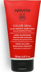 APIVITA Conditioner Color Seal Protect Κρεμα μαλλιων προστασιας χρωματος με πρωτεινες ,κινοα και μελι 150ml