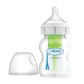 Dr Browns  Μπιμπερό πλαστικό Options+ με φαρδύ λαιμό 150 ml  1 τμχ SKU WB 51600
