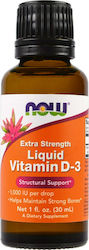 NOW Vitamin D-3 Extra Strength Liquid 1.000 iu/i drop  28.4 ml