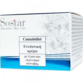 Sostar Cannabidiol Ενυδατική Κρέμα με Έλαιο & Εκχύλισμα Κάνναβης, 50ml