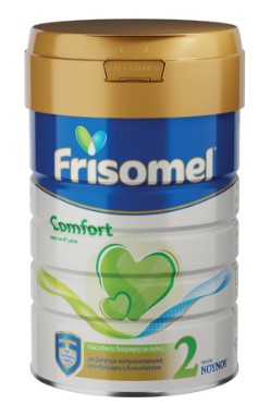 Frisomel  2 Comfort Γάλα ειδικής διατροφής για βρέφη με γαστροοισοφαγική παλινδρόμηση ή δυσκοιλιότητα 6+ m  400gr