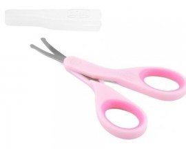 CHICCO Ψαλιδάκι Ασφαλείας με Θήκη Ροζ 0+m   SKU 05912-10