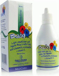 Frezyderm Baby ABCC, Eιδικό λάδι για τη νινίδα των βρεφών με χαμομήλι + Bιταμίνη Ε, 50ml