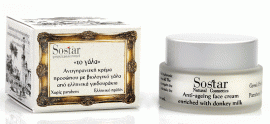 Sostar Το  Γαλα Αντιγηραντική Κρέμα Προσώπου με Βιολογικό Γάλα Γαϊδούρας, 50ml