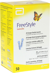 Abbott Freestyle Lancets (Mmedisence Thin), 50 Βελόνες Μέτρησης Σακχάρου
