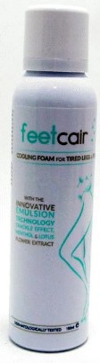 MEDICAIR Feetcair Cooling Foam for Tired Legs/Feet Αφρός Κρυοθεραπείας για κουρασμένα και πρησμένα πόδια 150ml