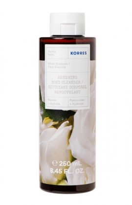 Korres Showergel White Blossom Αφρόλουτρο Λευκά Άνθη, 250ml