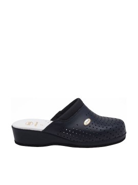 SCHOLL BACK GUARD Unisex, Ανατομικό Δερμάτινο Σαμπό, Χρώμα Μπλέ Σκούρο,N 36 SKU F 200021040360