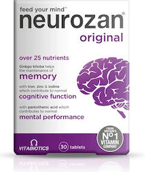 VITABIOTICS Neurozan Original Over 25 Nutrients Συμπλήρωμα για την Μνήμη 30 ταμπλέτες