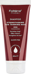 FOLTENE Shampoo Thinning Hair Men Δυναμωτικό Σαμπουάν Κατά της Ανδρικής Tριχόπτωσης 200ml